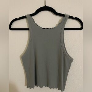 Forever 21 Sage Crop Top